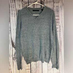 Perry Ellis Charcoal V-Neck Sweater